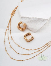 Minimalist Layered Necklace | 18K Fine Gold